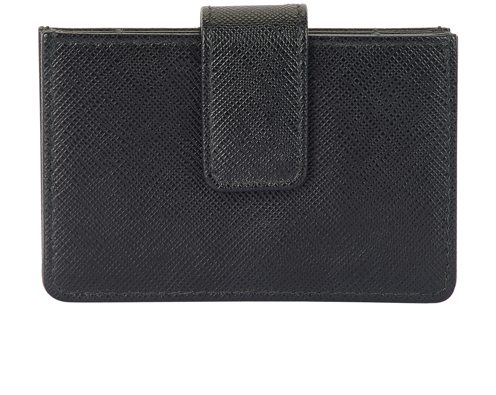 Prada Accordion Cardholder, &pound;160, Accessories, Black, Leather, Back view